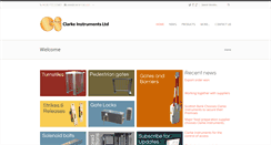 Desktop Screenshot of clarke-inst.com